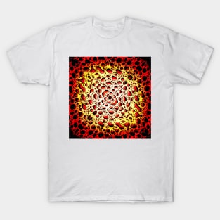 PATTERNED RED RAİN DROPS T-Shirt